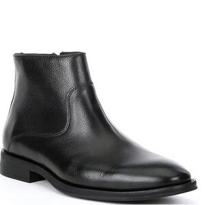 Flag LTD. Men's Monroe Black Leather Zip Boots